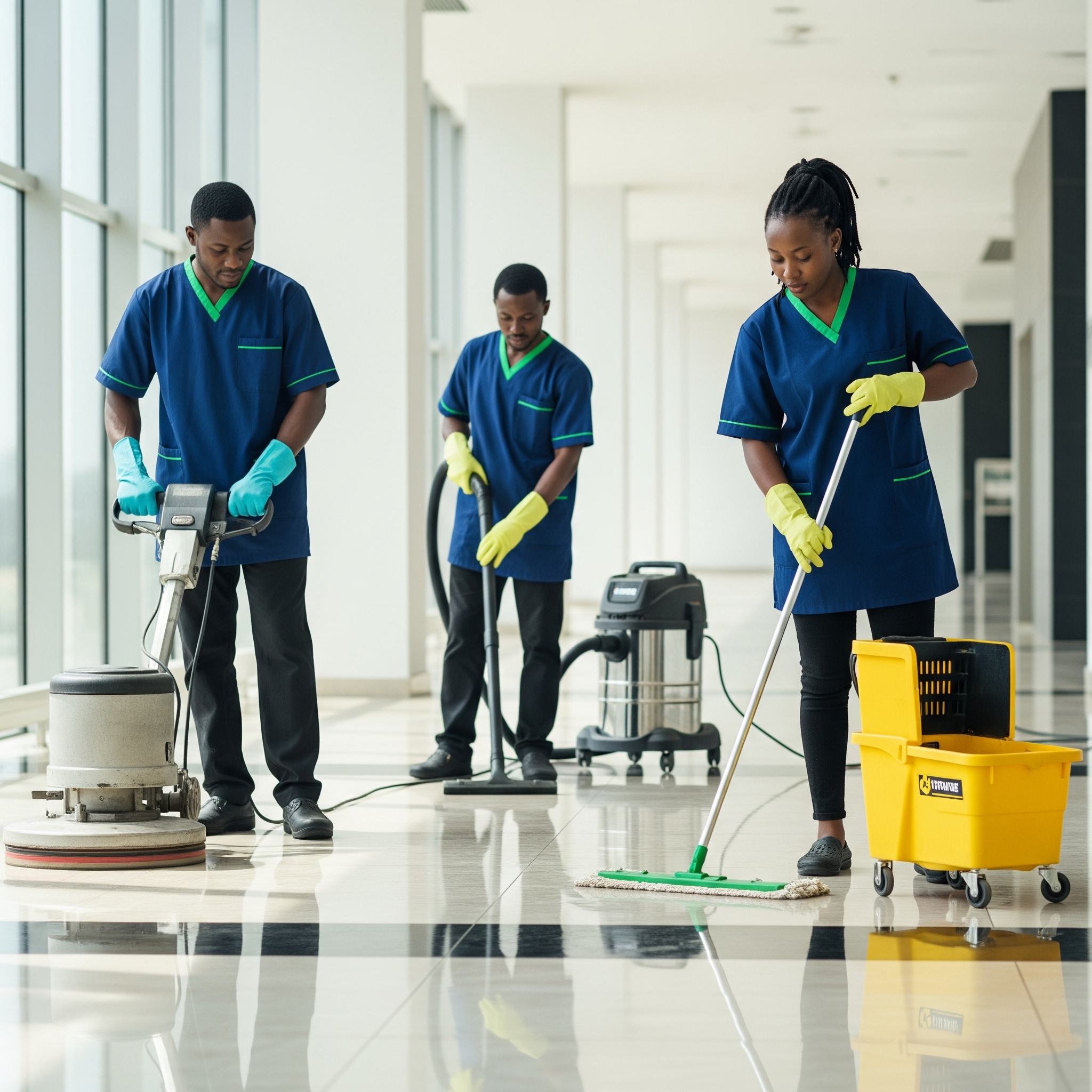 KHC Professional cleaner ensuring quality
